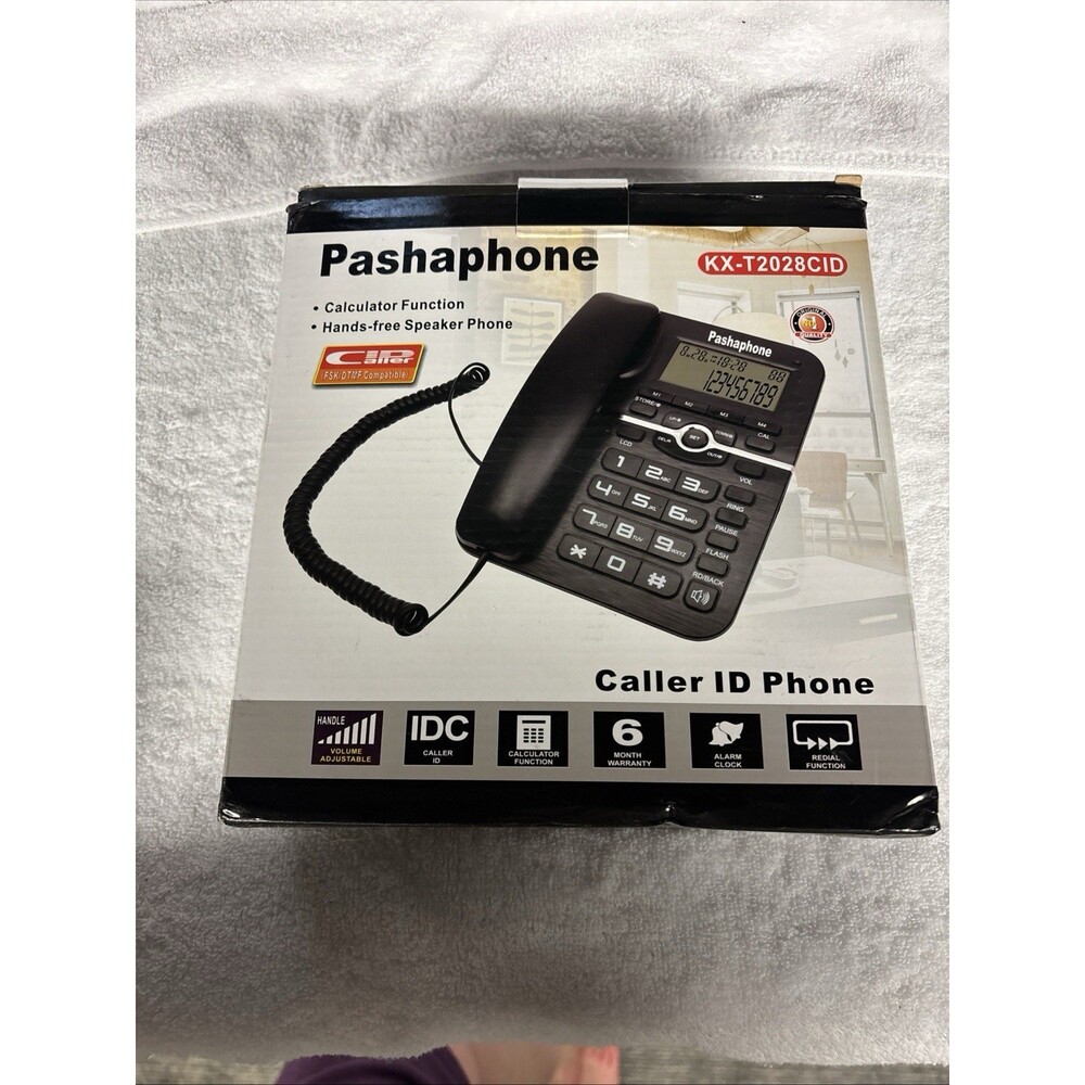 Corded Landline Phone,KXT2028CID Desktop Corded Telephone